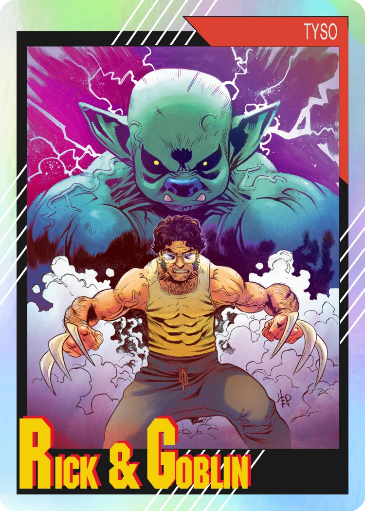 Rick & Goblin card